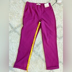 Hot pink trousers